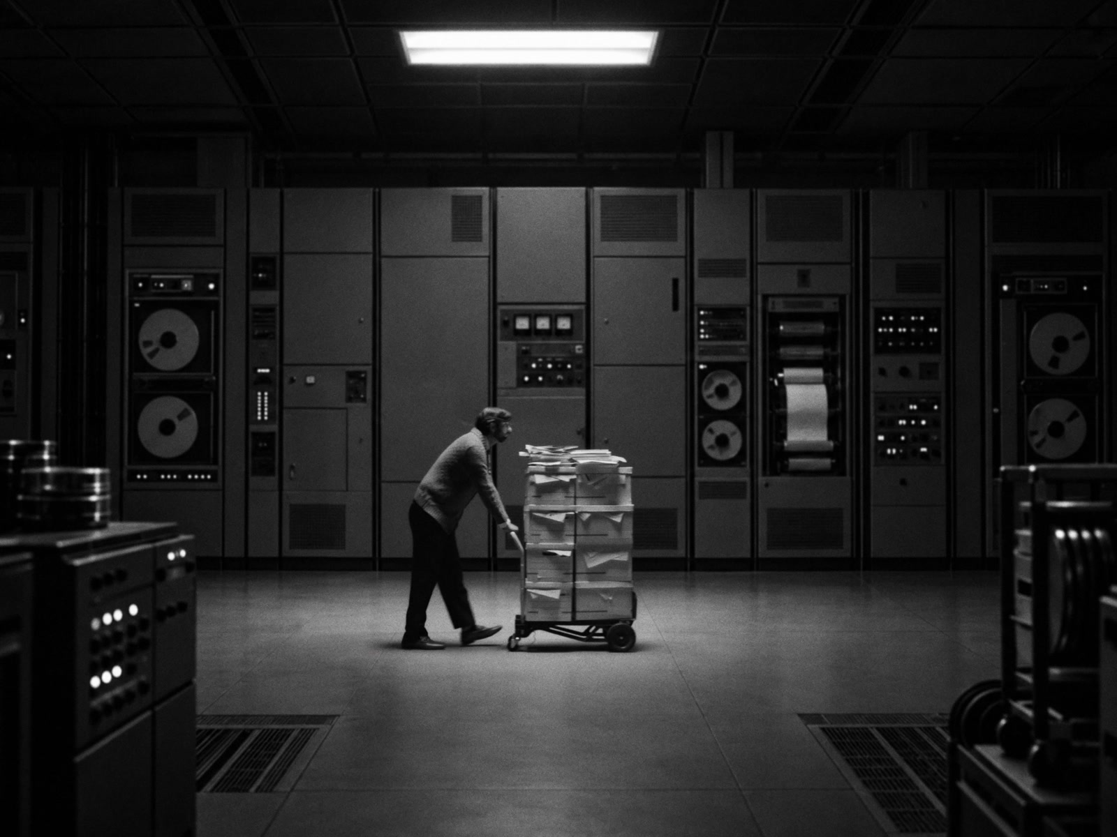Greptile AI — Cart in the mainframe room